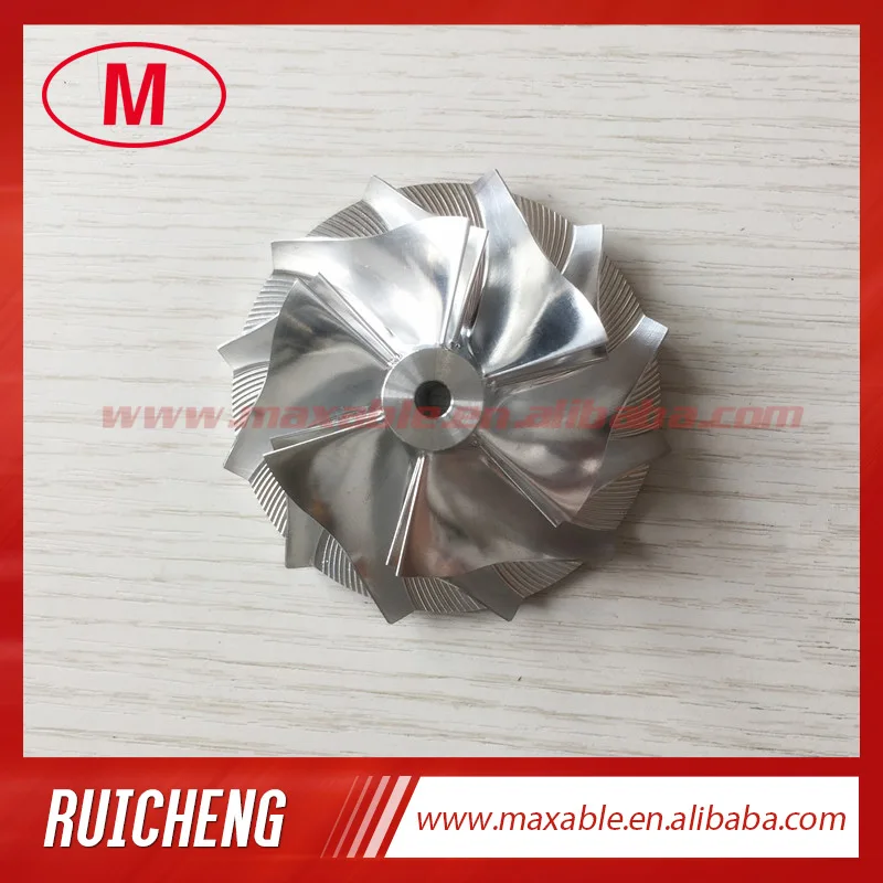 TD04HL 18G 6+6 blades 50.38/68.00mm forward high performance turbo milling/billet compressor wheel