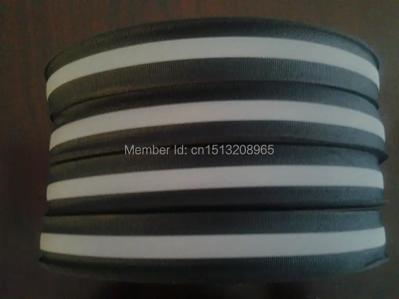 

CSR - 100yards black Reflective ribbon reflective lattice/wholesale price to sell 5*1.5 cm width