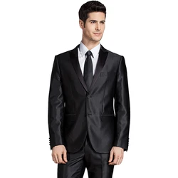 2019 männer Hochzeit Slim Fit Anzug Formale Anzüge Mode Abendessen Männlichen Anzug 2 Stück Smoking Partei Anzüge Jacke Hosen