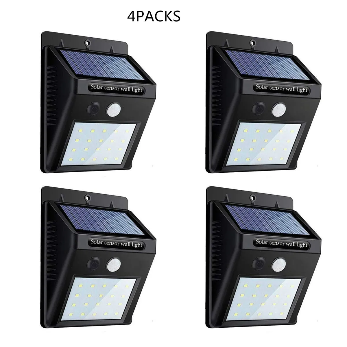 

Solar Lights Outdoor Motion Sensor Light with 30 LED for Patio, Deck, Yard, Garden with Motion Activated Auto On/Off (4-Pack)