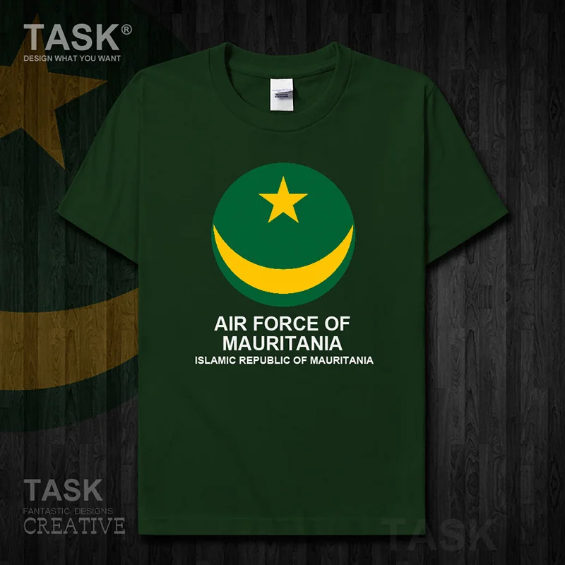 Air Force Mauritania Mauritanian MR MRT country Fashion clothes Short sleeve new Tops t shirt mens  Tactical  01