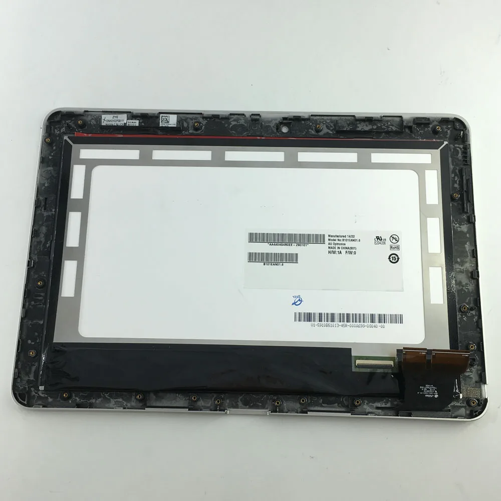 Imagem -04 - Polegada Display Lcd Monitor de Tela Toque Digitador Assembléia com Quadro para Asus Memo Pad Me103 Me103c Me103cg K010 10.1