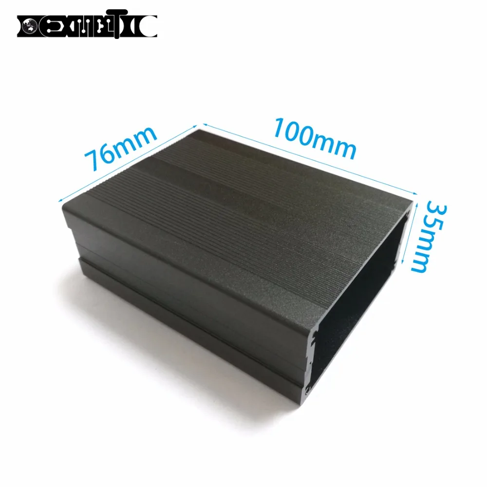 

Aluminum Enclosure Instrument Shell Electric Project Box DIY 76x35x100mm Black NEW