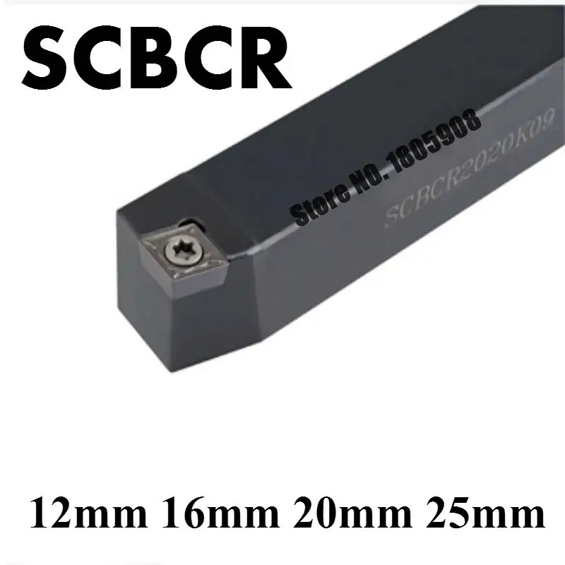 Herramientas de torneado externo SCBCR1212H06 SCBCR1212H09 SCBCR1616H09 SCBCR2020K09 SCBCR2525M09 SCBCR2525M12 SCBCL, CNC, torno
