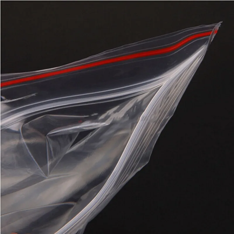 self sealing zipper top moisture proof plastic bags 10*15cm button closure food package PE bags 500 pieces a lot