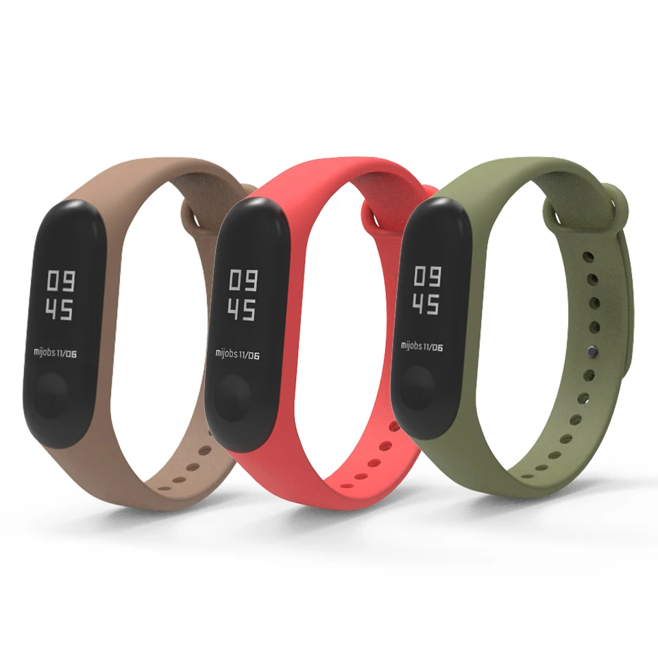 Per Mi Band 4 Cinghia di Opaska per Xiaomi Mi Banda 4 Del Silicone Del Braccialetto Del Polso per Mi Band 3 Cinghia Wristband accessori per Miband 3 4