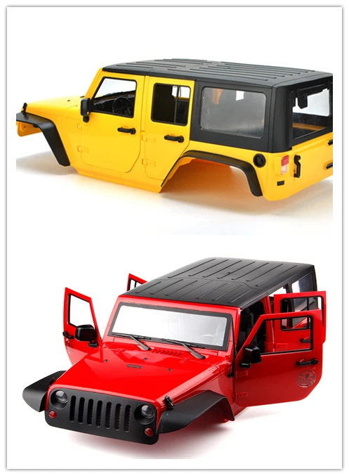 1:10 313 rozstaw osi Jeep Wrangler 5 osłona drzwi samochód zdalnie sterowany RC twardsze plastikowa powłoka do osiowego SCX10 RC4WD D90 TAMIYA CC01