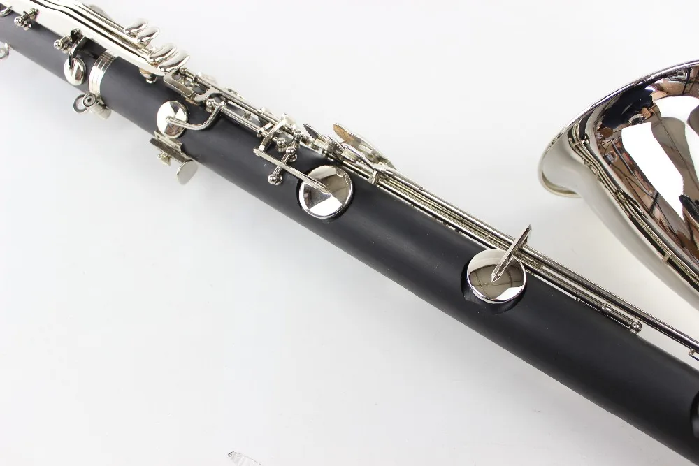 Buffet Bass Clarinet Professional Bb Clarinet Drop B Tuning Black Tube Clarinet Silvering Keys klarnet Brand Musical Instrument