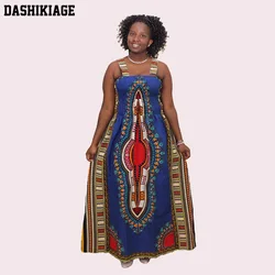 セクシーな背中夏 dashiki カジュアルサンドレスビーチ女性プラスサイズセクシーなドレス vestidos デプラヤボルサアフリカ女性のための