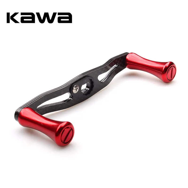 KAWA New Fishing Reel Handle Carbon Fiber for D/ A Allloy Knob Hole size 8*5mm Length 105mm Fishing Reel Rocker Accessory