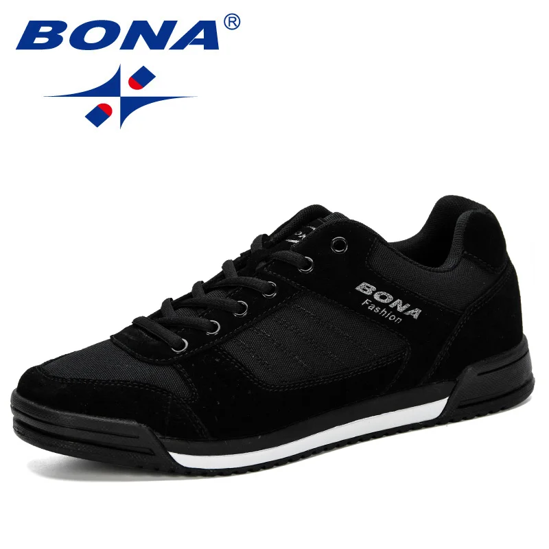 BONA – baskets de skateboard respirantes pour Homme, Chaussures de Sport unisexes