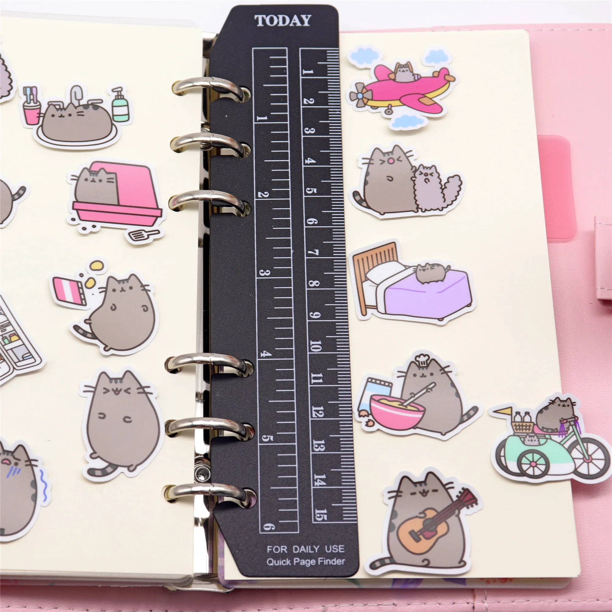 39pcs Creative Cute Self-made Fat Cat Sticker Scrapbooking Stickers /decorative Sticker /DIY Craft Photo Albums Waterproof