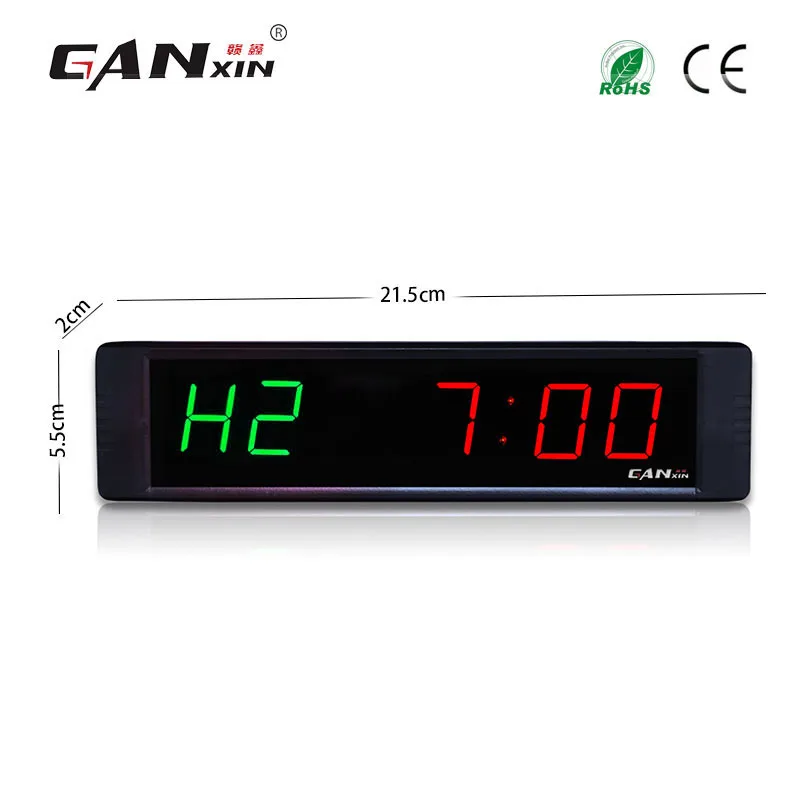 [Ganxin]2021 New 1Inch Led Timer Club Garage Timer Crossfit Sports Gym Timer