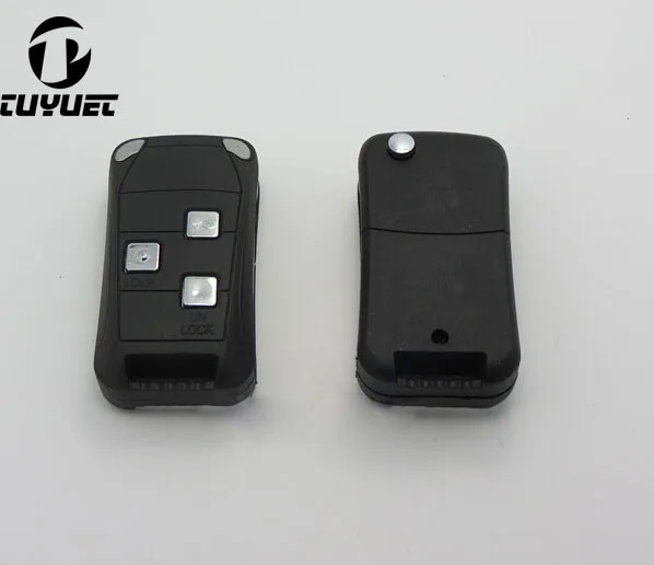 New Style Modified Key Case Fix For Lexus Modified Flip Remote Key Shell 3 Buttons Uncut Blade