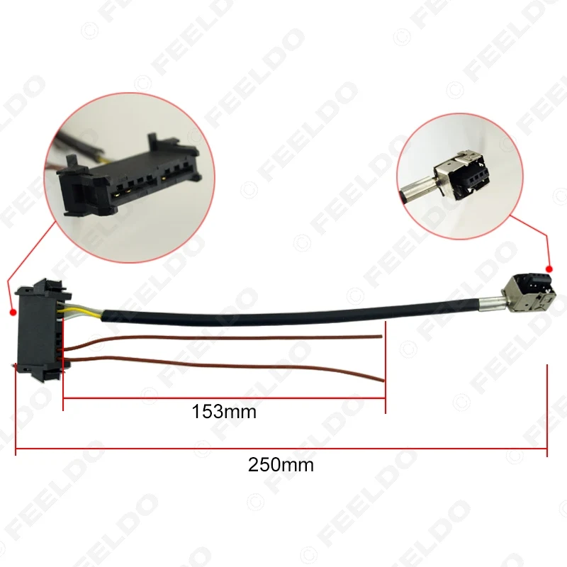 FEELDO 1Pc Power Cord Wire Harness For Valeo Factory Original D1 OEM Xenon HID Ballast