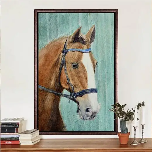 

Needlework,DIY Cross stitch,Full Embroidery kit,loyal horse print pattern cross-stitch wedding gift wall decor wholesale