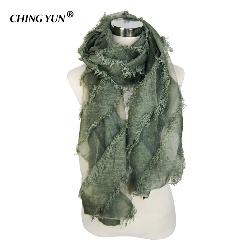 Fashion Bandana Luxury Cachecol Brand Cotton Scarf Women Shawl High Quality  Stoles New Tassels Eugen yarn splicing Long wraps