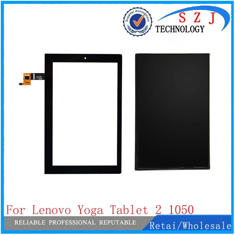 New 10.1'' inch For Lenovo Yoga 2 1050 1050F 1050L Touch Screen Panel Digitizer Glass LCD Display Assembly V4 Freeshipping