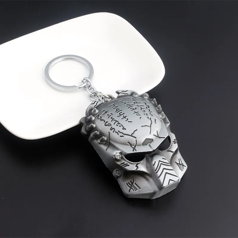 Movie The Predator Metal Keychains High Quality AVP Alien Predator Keyring For Keys Men Car Women Bag Accessories