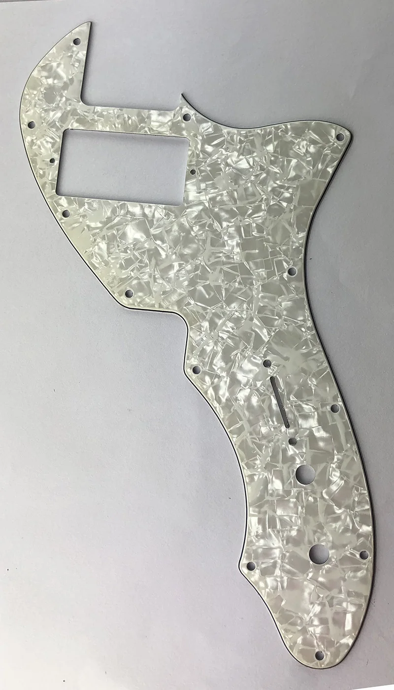 Pleroo Custom Guitar Parts - For Tele 69 Thinline Guitar Pickguard Scratch Plate With PAF Humbucker Multi Color Choice