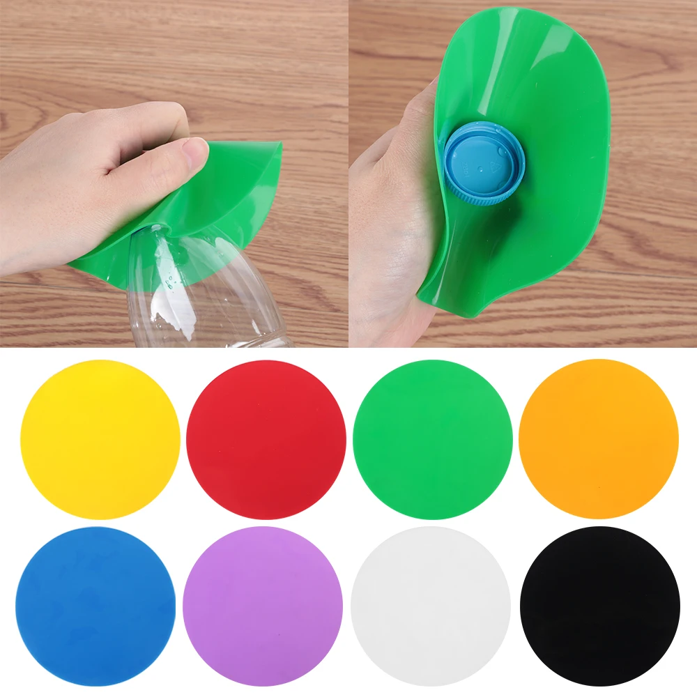 New Silicone Jar Opener Pad Multi-Purpose Round Gripper Bottle Lid Openers Kitchen Pot Holder Gadget  Eco-Friendly High Quality