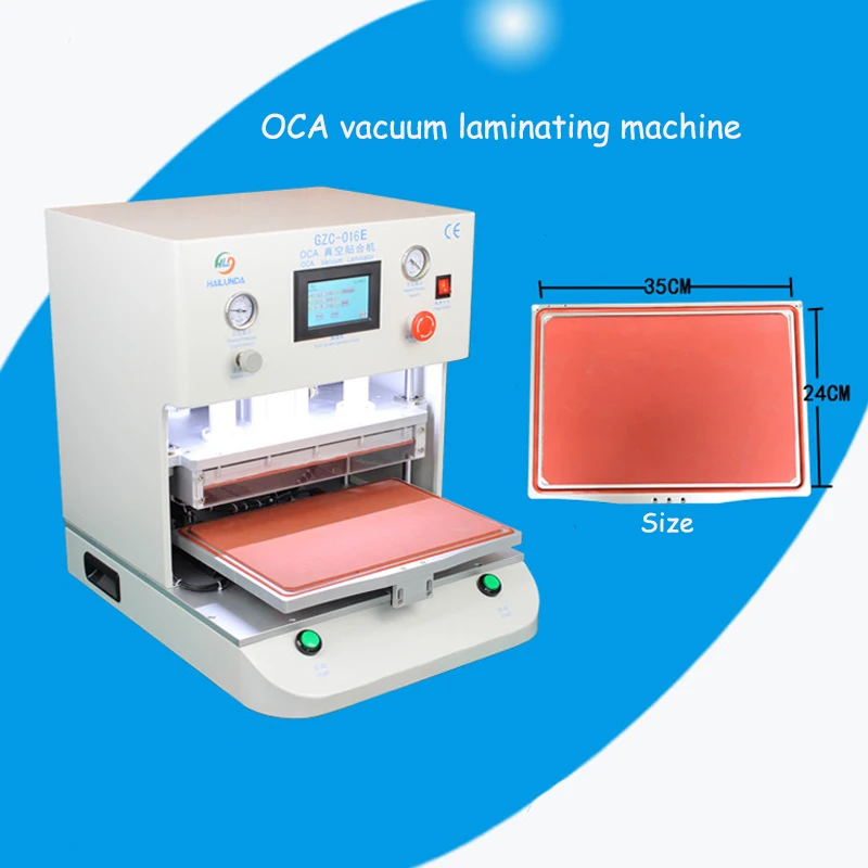 

Large-Screen Bonding Machine for iPhone Samsung iPad Screen Film Sticking OCA Vacuum Laminator GZC-016E