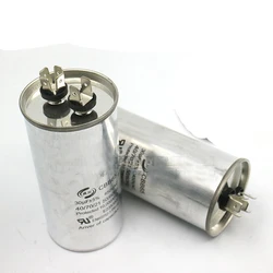 1Pc CBB65A-1 7uf 20/25/30/35/40/45/50/60/70/80uF 450VAC Round Motor Start Run Capacitor air conditioner refrigerators generator