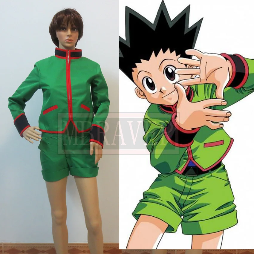 Gon Freecss Halloween Christmas Party Uniform Cosplay Costume Customize Any Size