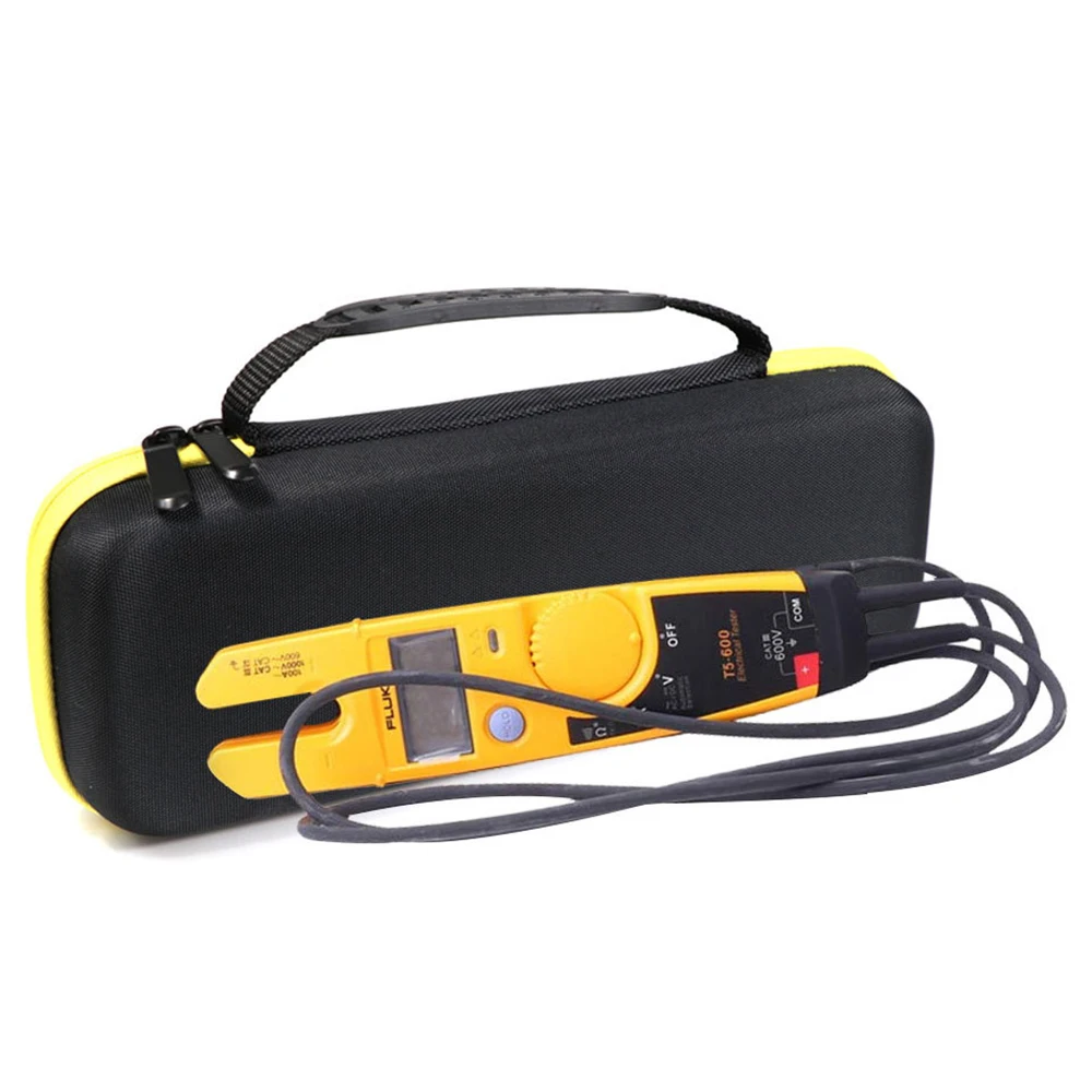 New Portable EVA Hard Bag Travel Protective Carrying Storage Cover Box Case Carry Use for Clamp Meter Fluke T5-1000 T5-600