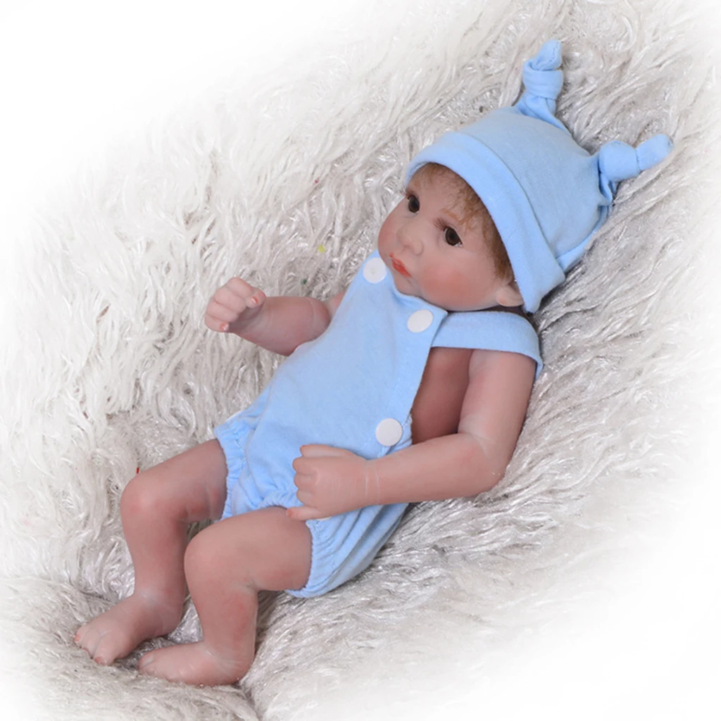 Adorable Rompers Suspender Trousers and Hat and Socks Outfits for 10/11 inch Reborn Baby Newborn Girl or Boy Dolls Clothes