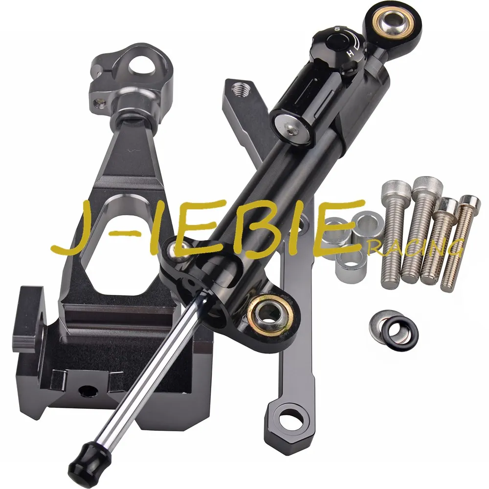 

CNC Steering Damper Stabilizer and Titanium Bracket Mounting For Yamaha MT09 2013-2016 2014 2015