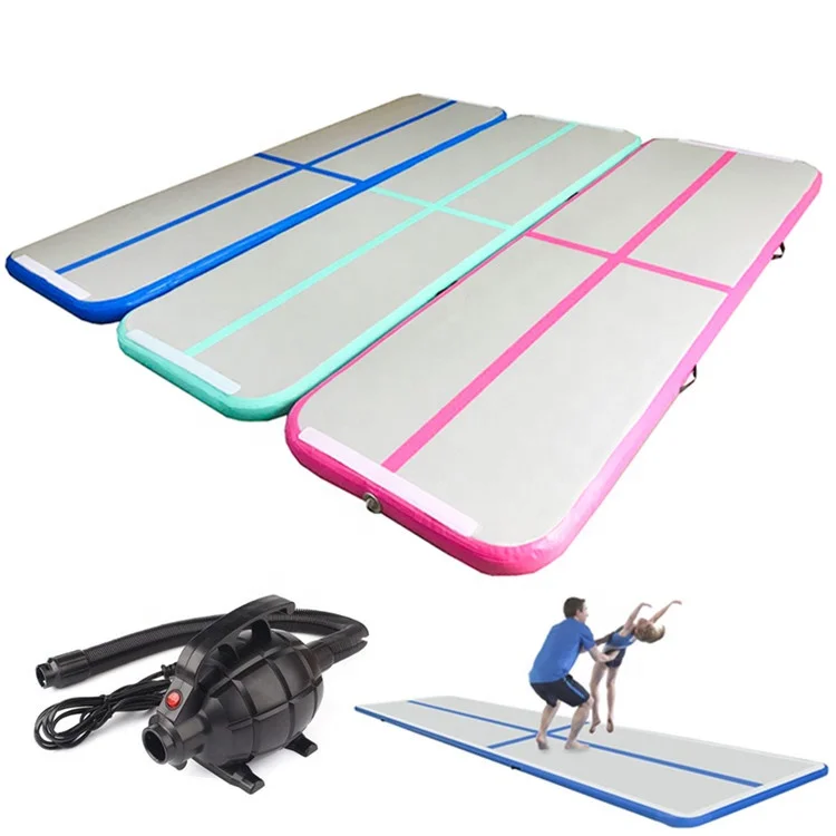 

Gymnastics Tumbling Mat Inflatable Air Track With Air Pump Drop Stitch Material Air Floor/Air Mattress/Bouncing Mat Cheap