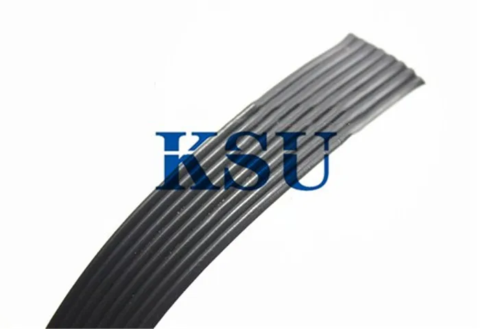 18AWG UL1007 8P 8Pin 8-Pin Parallel Ribbon flat cable Environmental Electronic power wire 8 black