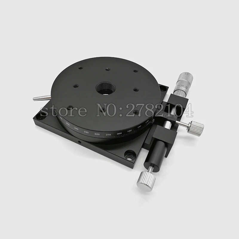 Imagem -02 - Xyr Manual Plataforma de Corte Mesa de Tradução Mesa Rotativa Trilho Cruzado Alta Precisão Xyr125 125 mm 125 mm Lsp125-l