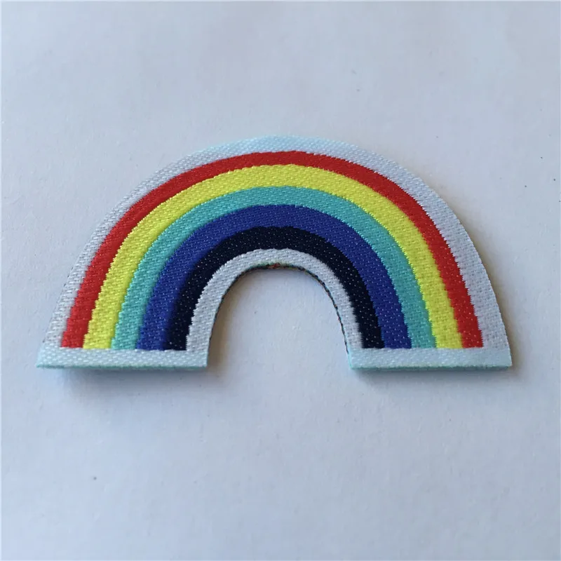 Custom High Density Fancy Cutting Woven Patch Woven badge