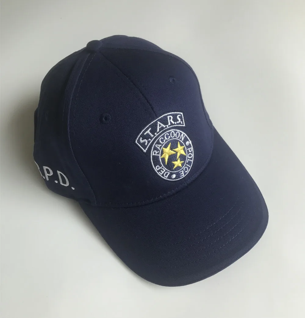 Biohazard STARS RPD Logo Baseball Cap Deep Blue
