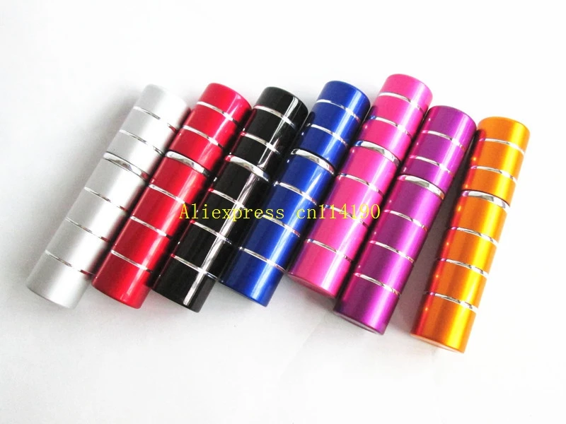 1500pcs/lot Mini Portable 5ML Aluminum Refillable Perfume Bottle With Spray & Empty Cosmetic Containers For Travel