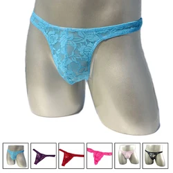 2019 hot men underwear Thong Sexy Lace Underwear New Mens Thongs And G strings Jockstrap Erotic jockstrap gay underwear