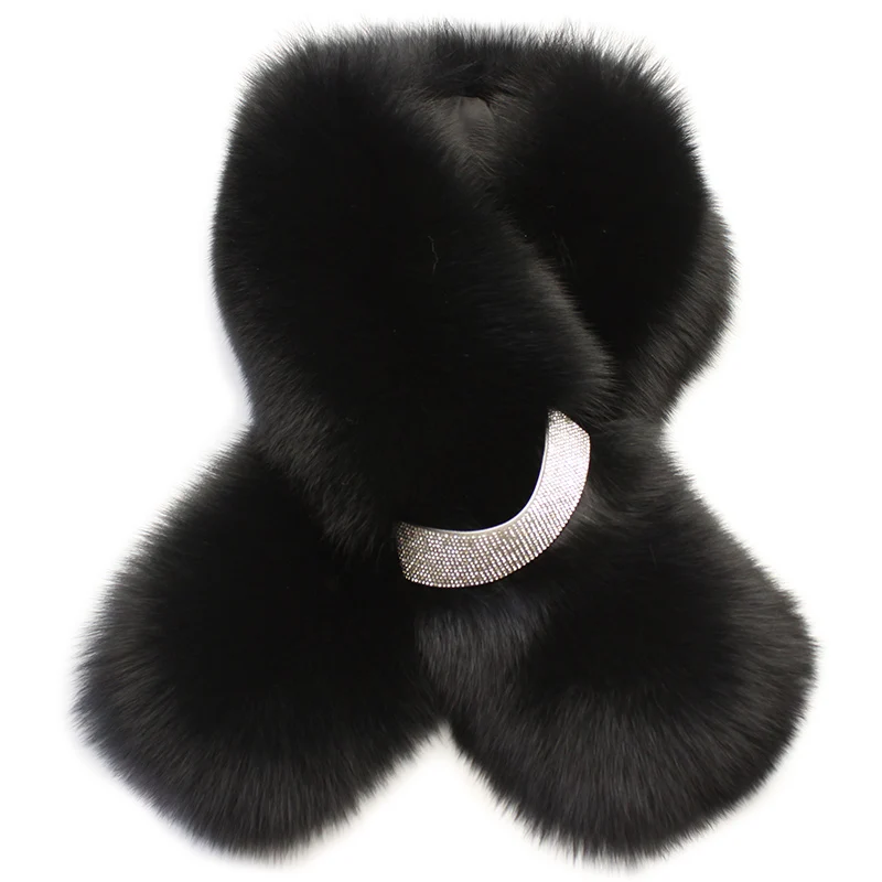 2020 FXFURS new Korean Style Winter Women Fur Scarf Real Fox Fur Scarves Warm Neck Fur Collar Shawl New Fur Fashion Accessories