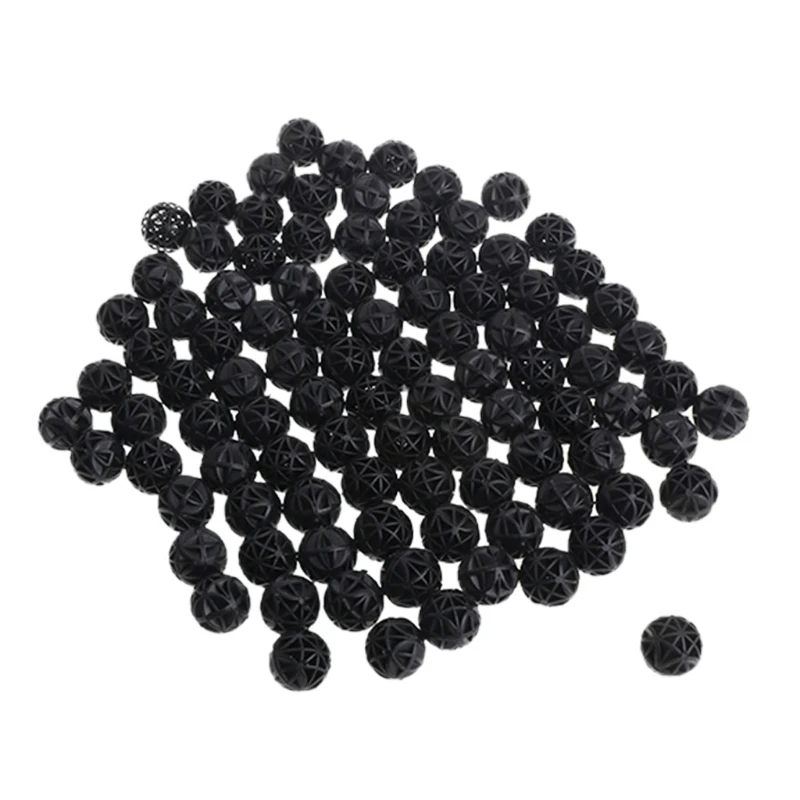 100 pcs 16mm Aquarium Bio Balls Filter Media Wet Dry Koi Fish Tank Pond Reefx