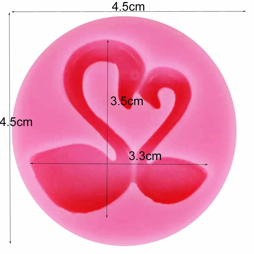 Swans Scented Fondant Ice Silicone Molds For Chocolate Desserts Fondant Moulds Silicone Baking Form Kitchen Tools Accessory