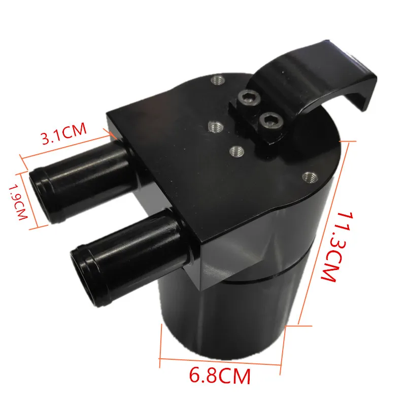 SPSLD High Performance Black Aluminum Alloy Reservior Oil Catch Can Tank for BMW N54 335