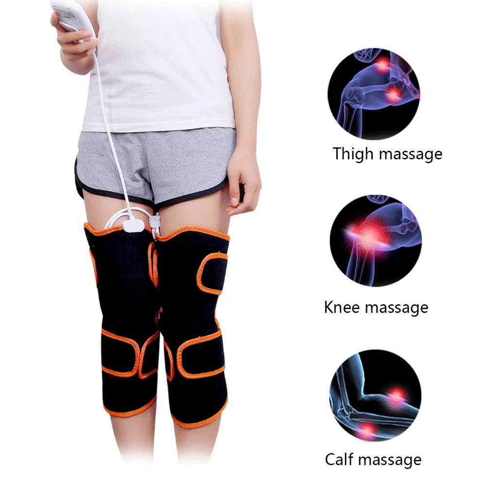 Electric Knee Massager Infrared Heating Brace Arthritis Knee Brace Support Belt Hot Therapy Injury Rehabilitation Leg Massager