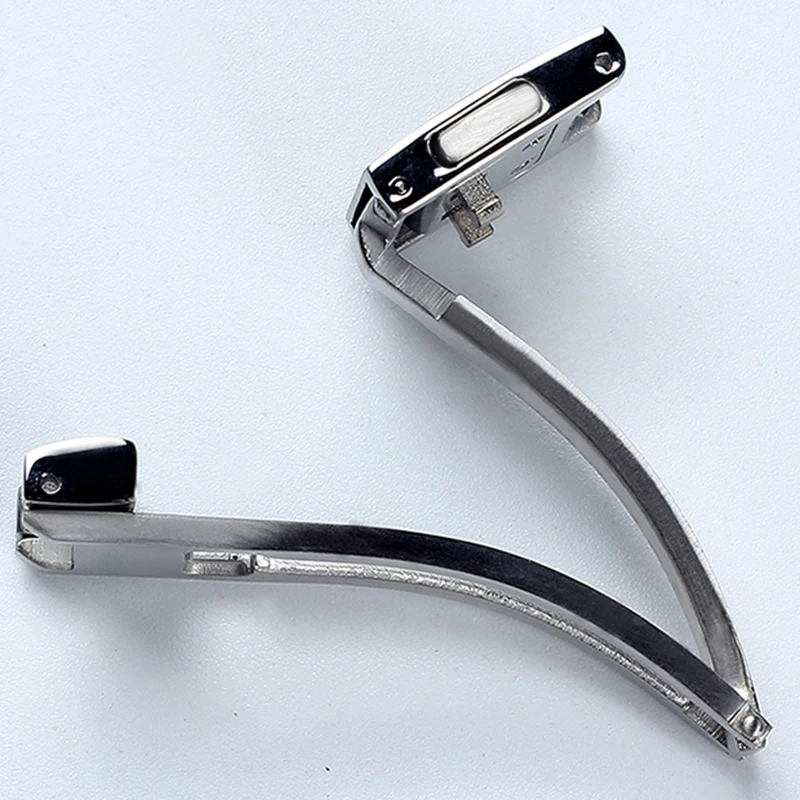 Watch Strap Clasp For TAG Leather Watch Bands Clasp Buckles HEUER Silvery Metal Deployment Clasp Bilateral Press Clasps