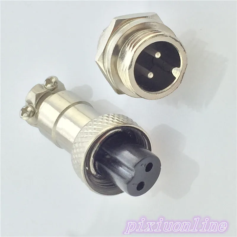 1pcs GX12 2 Pin Male & Female 12mm L88Y Circular Connector Socket Plug Wire Panel Connector Aviation Plug High Quality On Sale