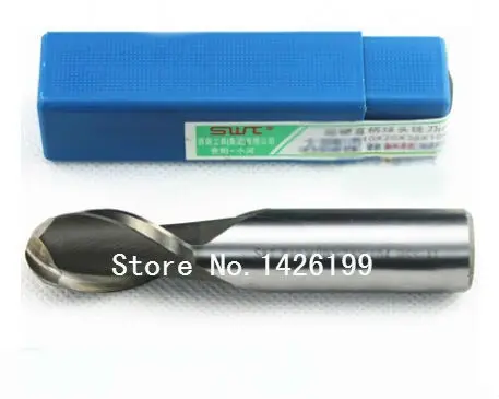 Free shipping 5PCS R6.5 high speed steel ball end milling cutter, straight shank white steel cutter, R alloy milling cutter