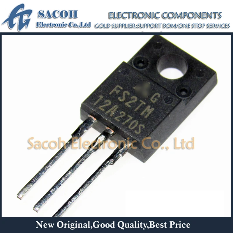 

Refurbished Original 10Pcs/Lot FS2TM-18A FS2TM-18 OR FS2TM-12A FS2TM-12 TO-220F 2A 600V Power MOS Transistors