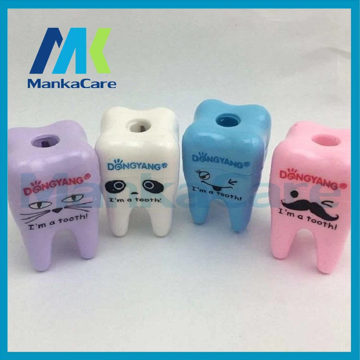 Hot Lovely Unique Cute Tooth Pencil Sharpener School Kid's children Favorite Beautiful stationary dental clinic gift PROMOTION