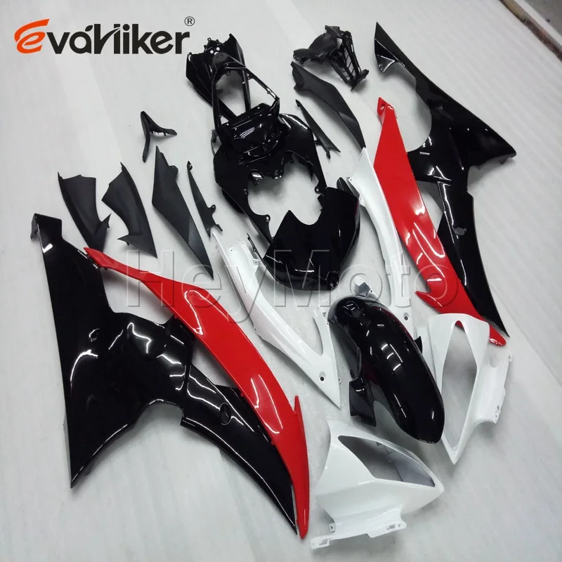 motorcycle bodywork kit for YZFR6 2008 2009 2010 2011 2012 2013 2014 2015 2016 black white red ABS Plastic fairings H3