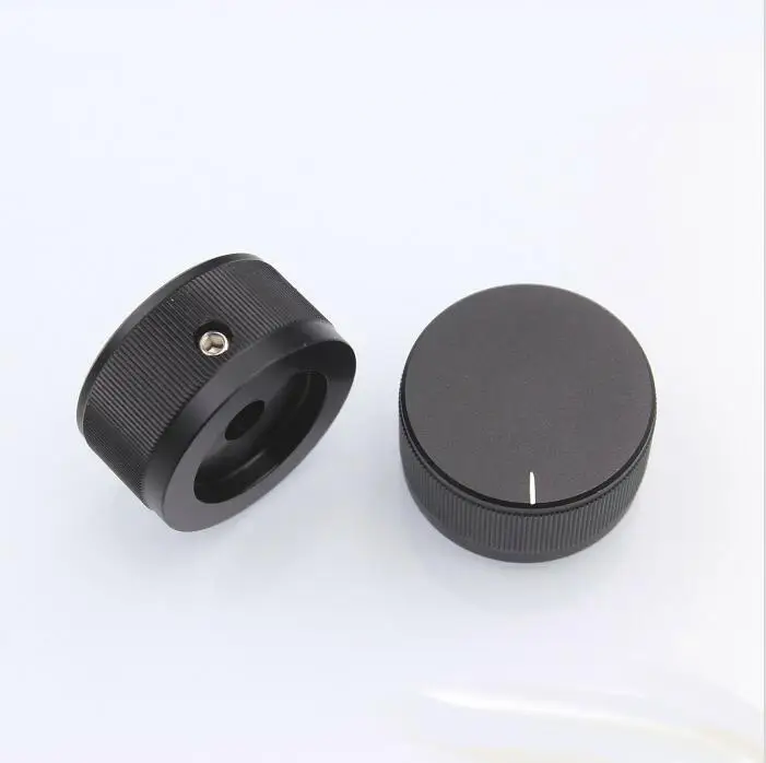 1PCSอลูมิเนียมลูกบิดหลอดเครื่องขยายเสียงCDปริมาณลูกบิดPotentiometer Cap 30X16 มม.จุด